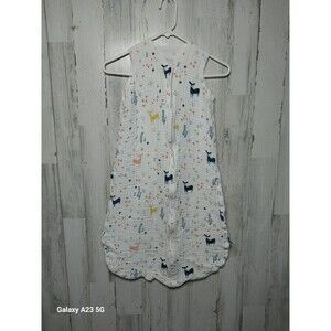 Tado Muslin 100% Organic Cotton Baby Sleep Sack XL Up To 39 Inches Woodland